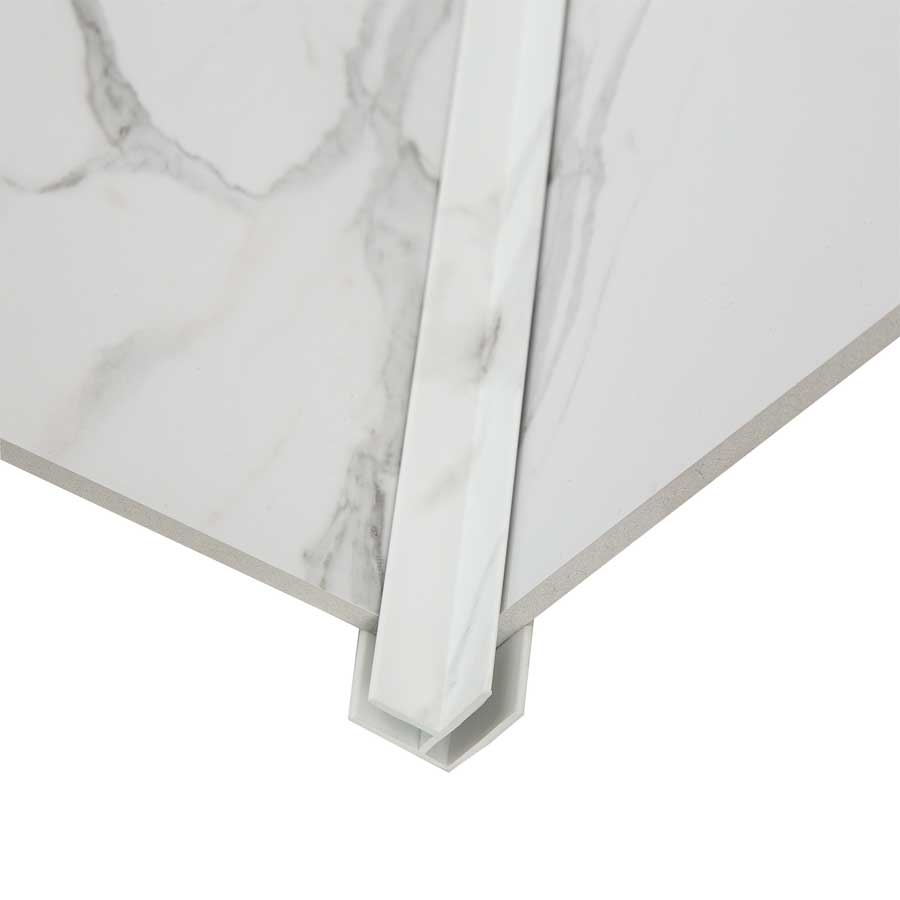 Palisade 94 in. Inside Corner Trim in Rain Cloud (6 in. Sample