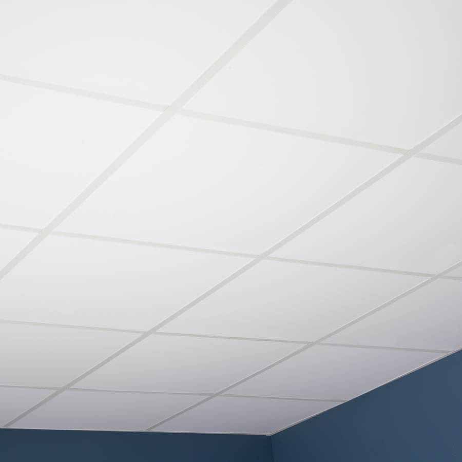 Genesis Ceiling Tile-2x2 Smooth Pro in White