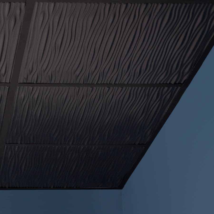 Genesis Ceiling Tile 2x2 Drifts in Black