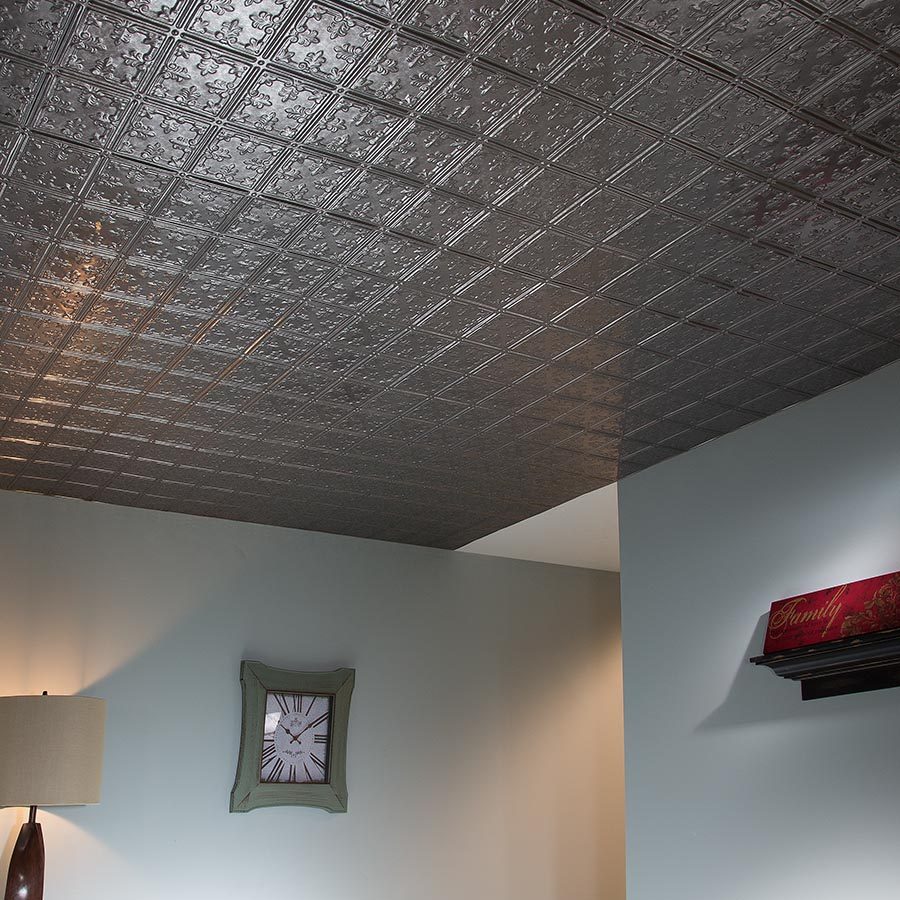 Fasade Ceiling Tile in Traditional 10