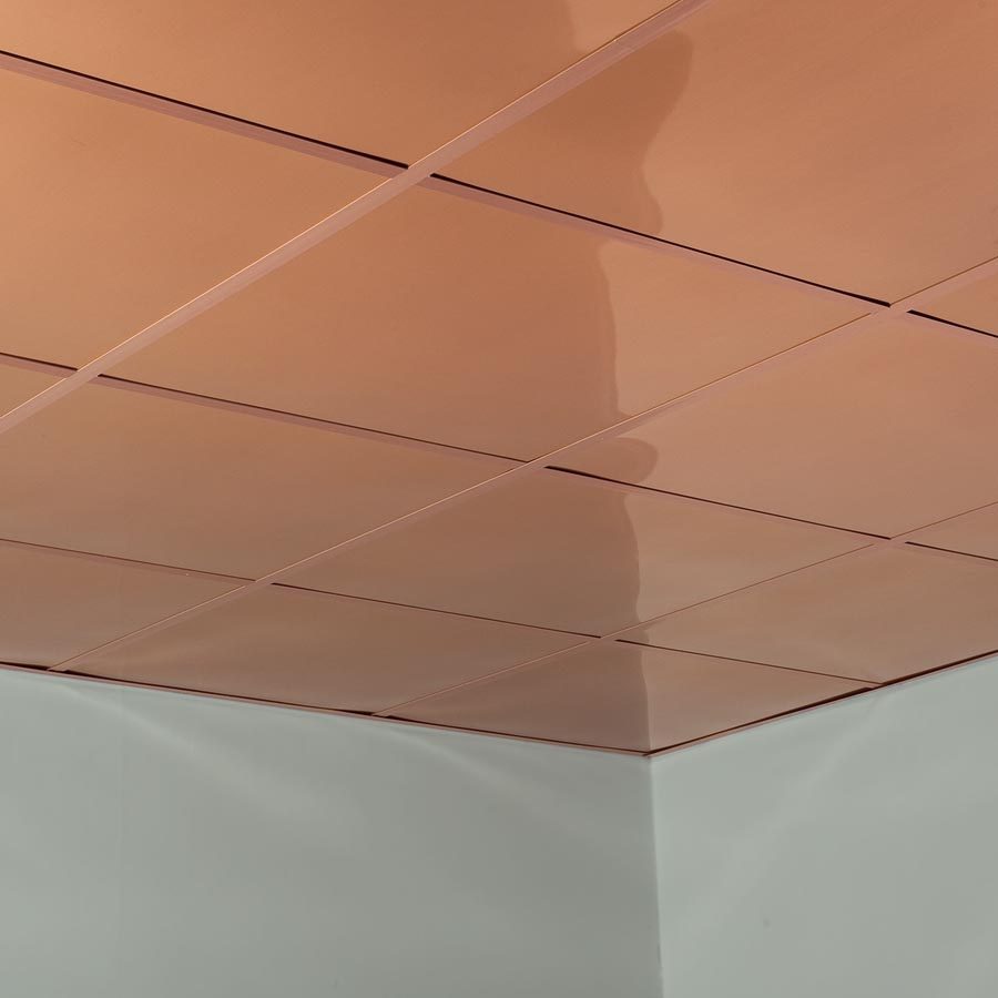 Fasade Ceiling Tile in Flat