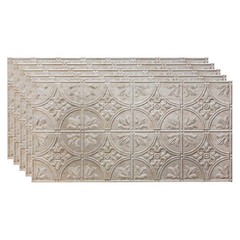 ACP 12 x 12 Sample HI X70-19 Fasade Easy Installation Traditional 5 Cracked Copper Glue Up Ceiling Tile / Ceiling Panel